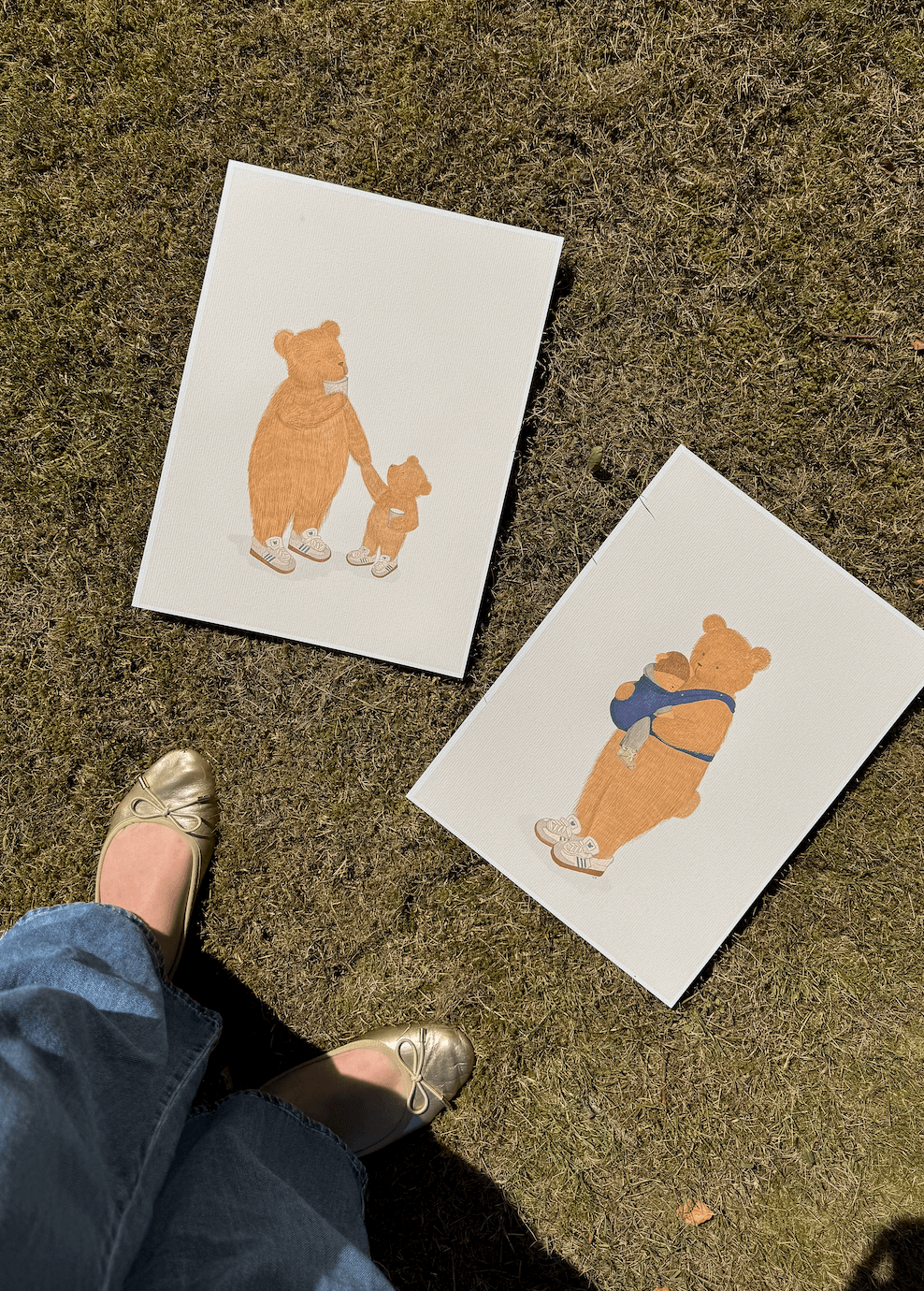 Kinderposter ‘Op pad in de draagzak’